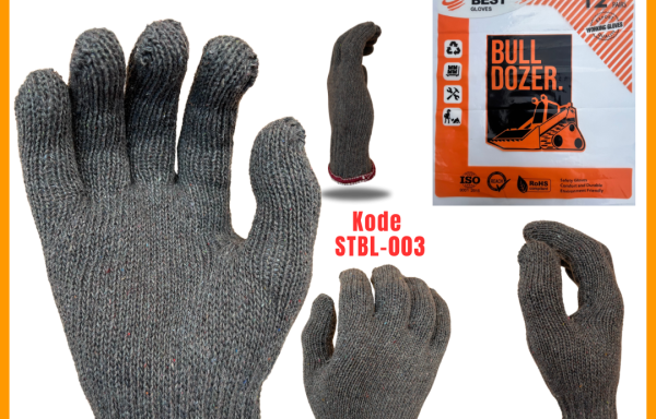 Sarung Tangan Kain Rajut Bulldozer Benang 5 | STBL-003